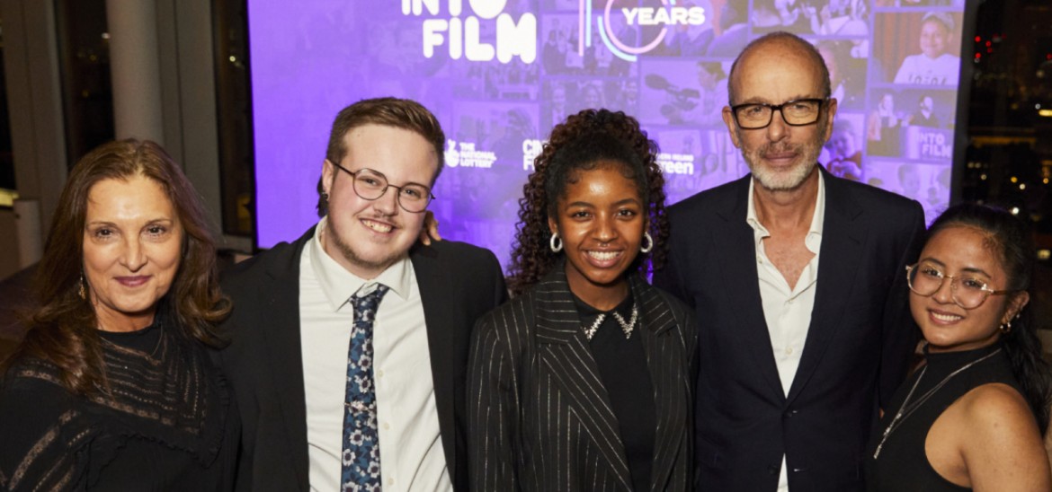 Barbara Broccoli and Eric Fellner with Ben, Krizzah and Krysstina.