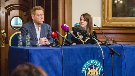 Kenneth Branagh visiting schools in Northern Ireland