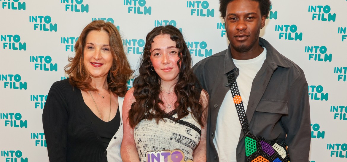 Ones to Watch winner Eden with Barbara Broccoli and Samuel Adewunmi