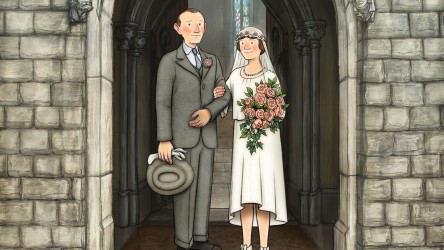 Ethel and Ernest Briggs wedding.