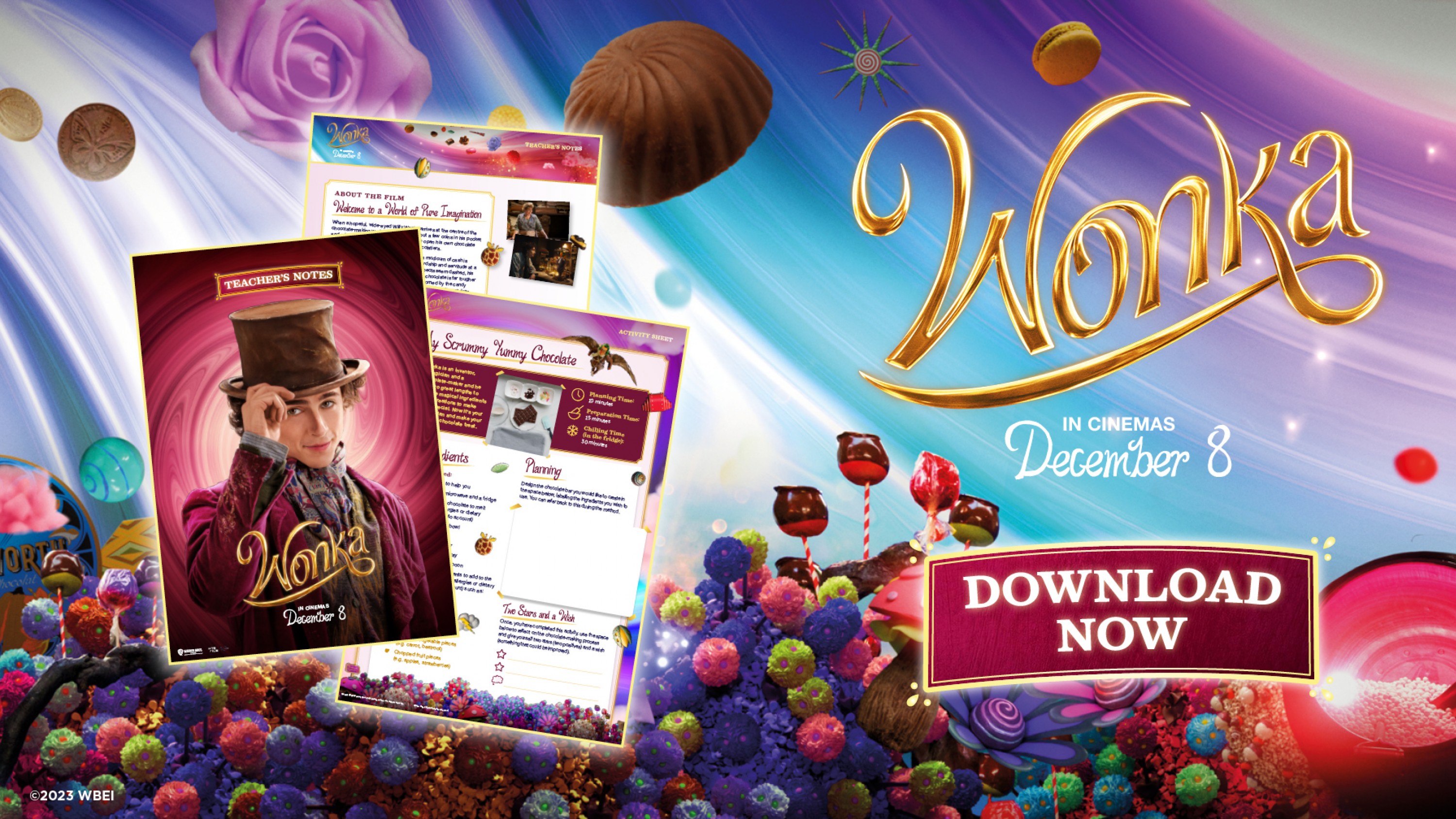 Our new resource Wonka: Pure Imagination, created in partnership with Warne