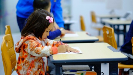 Young Girl at School